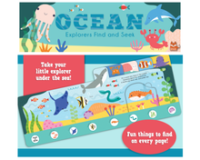 Load image into Gallery viewer, Ocean Explorers Find and Seek - Young Explorer Board Book
