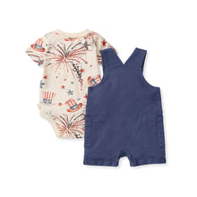 Load image into Gallery viewer, Uncle Sam Baby Boy Romper &amp; Bodysuit Set
