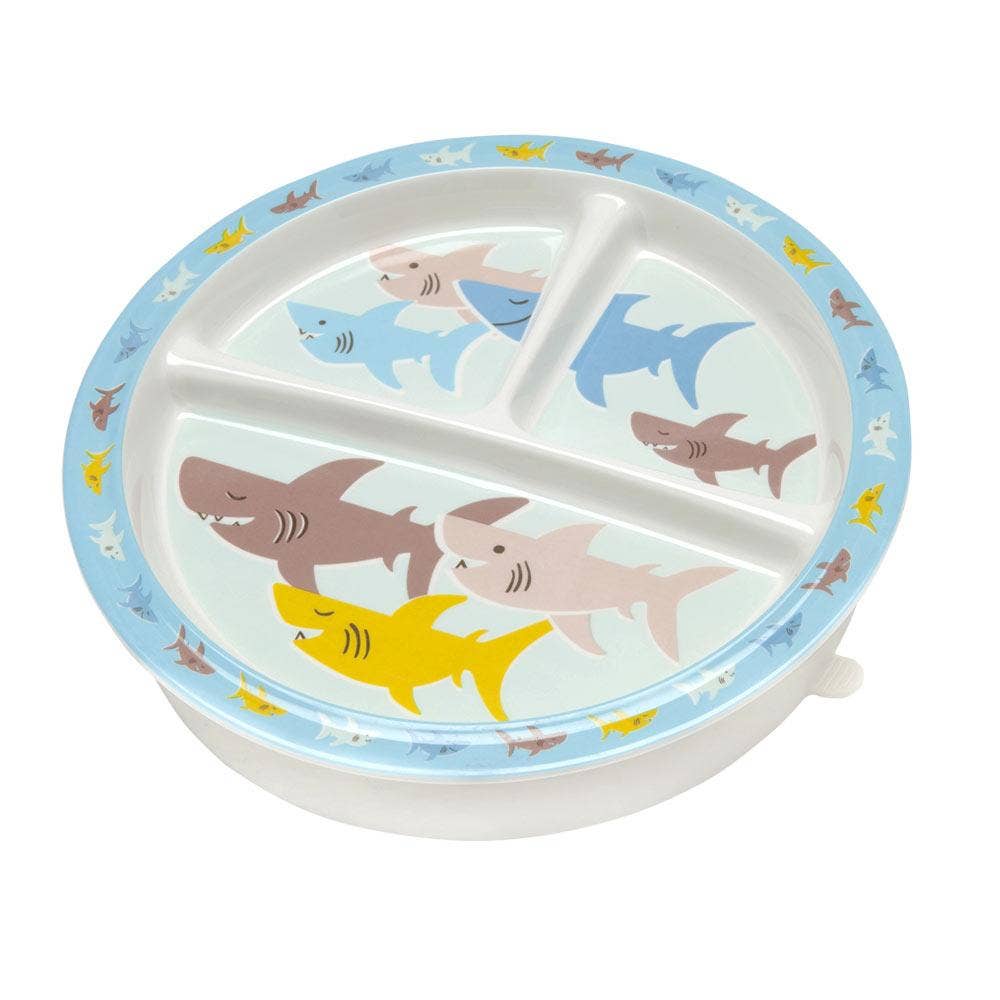 Divided Suction Plate | Smiley Shark