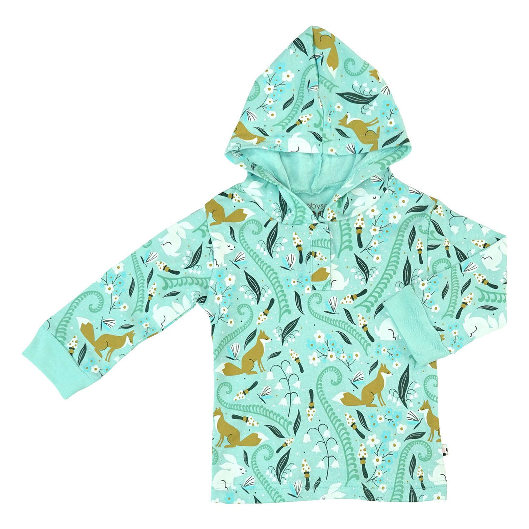 Babysoy Pattern Hoodie Sweatshirt: Fox_Harbor