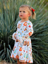 Load image into Gallery viewer, Rylee Faith Vintage Fall Print Dress
