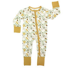Load image into Gallery viewer, Emerson Honey Bees Bamboo Zippy Pajamas
