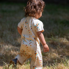 Load image into Gallery viewer, LGR Rainbow Balloons Organic Summer Romper
