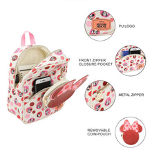 Load image into Gallery viewer, Disney Minnie Mouse 10.5" Mini PU Backpack
