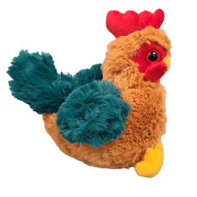 Load image into Gallery viewer, Canned Rooster | Farm Animal Plush w/Jokes | Unique Gift: Pop Top Lid
