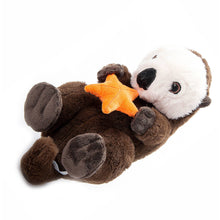 Load image into Gallery viewer, Earth Keeperz Sea Otter medium 14" Recycled Plush

