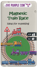 Load image into Gallery viewer, Travel Game - Magnetic Train Race
