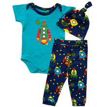 Load image into Gallery viewer, AnnLoren Baby Boys Layette Space Ship
