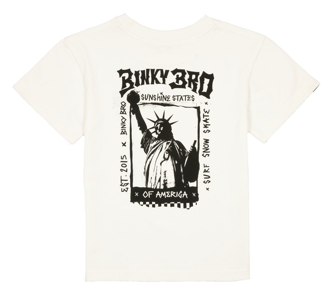 Binky Bro Sunshine State T-Shirt: White