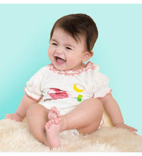Load image into Gallery viewer, Pattern Print Bubble Romper: Ice Cream / 0-3 months
