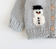 Load image into Gallery viewer, Figgy FriendsSnowman Knit Sweater
