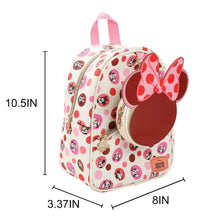 Load image into Gallery viewer, Disney Minnie Mouse 10.5" Mini PU Backpack
