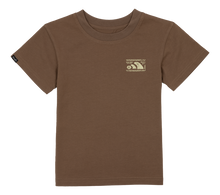 Load image into Gallery viewer, Binky Bro Brown Surf Shop Finns T-Shirt
