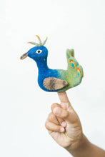 Load image into Gallery viewer, Peacock Finger Puppet
