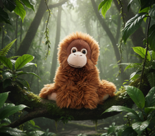 Load image into Gallery viewer, 9" (20cm) Wild Onez Orangutan Baby Female
