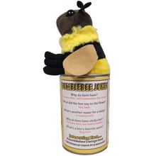 Load image into Gallery viewer, Queenie the Canned Bumblebee - Eco-Friendly Recycled Plush: Pop Top Lid
