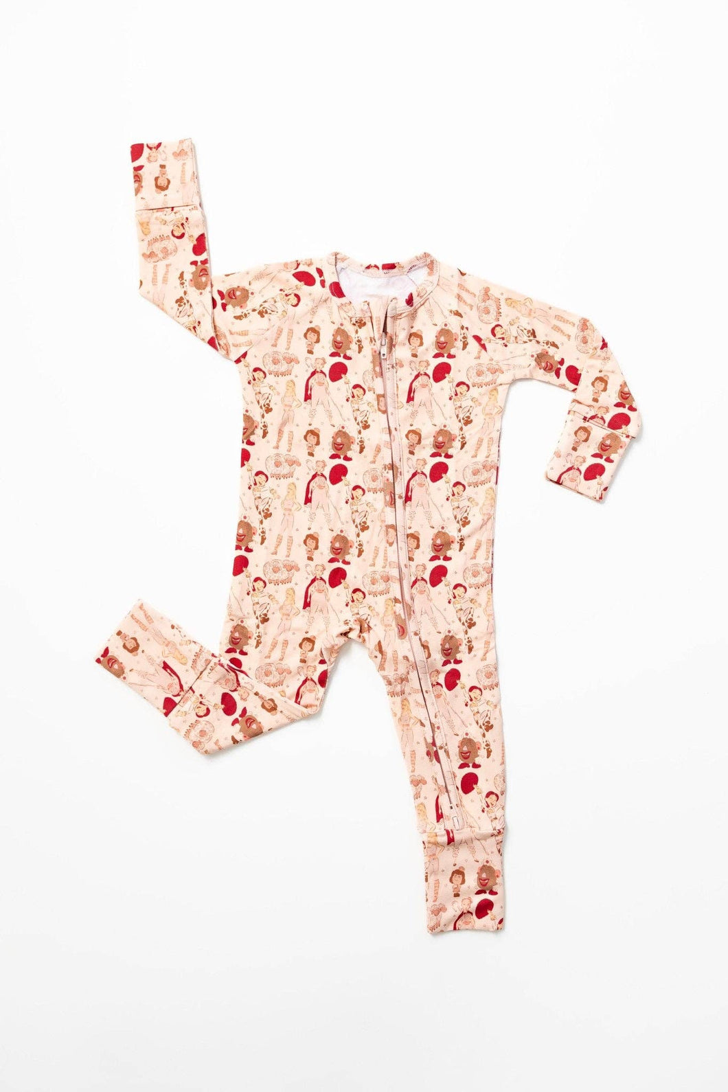 Girl Power Zipper Romper: 0-3 Months