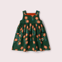 Load image into Gallery viewer, LGR Orange Blooms Reversible Pinny Dress
