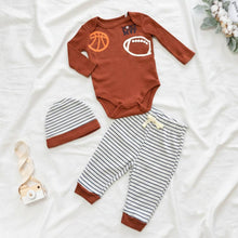 Load image into Gallery viewer, Bon Baby 3pcs Bodysuit Set:Sports
