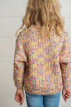Load image into Gallery viewer, Oopsie Daisy Rainbow Confetti Crew Neck Sweater

