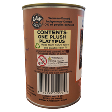 Load image into Gallery viewer, Hoot the Canned Owl Stuffed Animal Plush in Can Funny Jokes: Pop Top Lid
