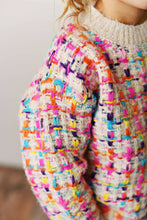 Load image into Gallery viewer, Rainbow Knit Crew Neck Sweater
