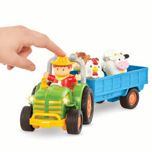 Load image into Gallery viewer, Lights and Sounds Toy Tractor Playset by Battat
