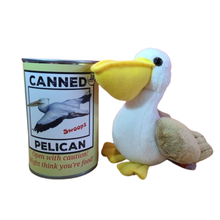 Load image into Gallery viewer, Swoops the Canned Pelican - Eco-Friendly and Recycled Gift: Pop Top Lid
