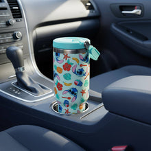 Load image into Gallery viewer, Tropical Stitch Print 40 Oz Stainless Steel Water Bottle
