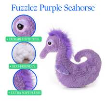Load image into Gallery viewer, Fuzzlez Seahorse Purple 12" (30cm)
