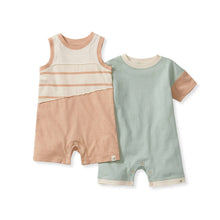 Load image into Gallery viewer, Basic Stripe Baby Boy Romper
