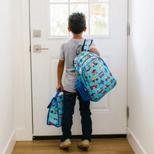 Load image into Gallery viewer, Trains Planes and Trucks Backpack - 15 Inch
