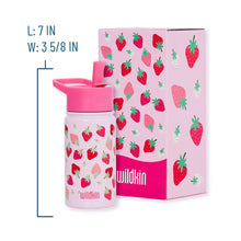 Load image into Gallery viewer, Strawberry Patch 14 oz Steel Bottle
