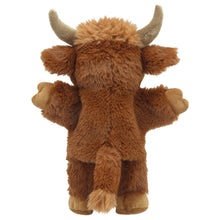 Load image into Gallery viewer, Eco Walking Hand Puppets - Cow (Highland)
