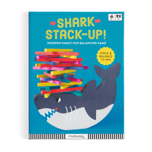 Load image into Gallery viewer, Shark Stack-up! Wooden Balancing Game

