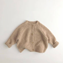 Load image into Gallery viewer, Children's Knit Cardigan  Moss
