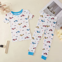 Load image into Gallery viewer, Bon Bebe Bamboo Racing Cars Pajama Set
