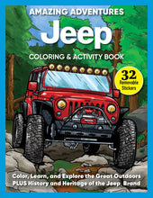 Load image into Gallery viewer, Amazing Adventures Jeep® Coloring &amp; Activity Book
