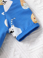 Load image into Gallery viewer, Bamboo Milk &amp; Cookies Baby Zip Romper

