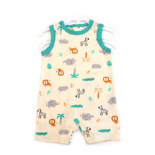 Load image into Gallery viewer, Baby Views 2pcs Sleeveless Rompers:Lion
