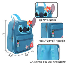 Load image into Gallery viewer, Disney Stitch 3D Floral Mini Backpack

