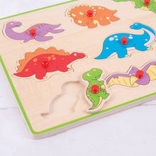Load image into Gallery viewer, Lift Out Puzzle - Dinosaurs
