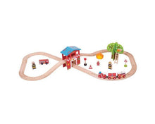 Load image into Gallery viewer, Fire Station Train Set
