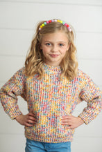 Load image into Gallery viewer, Oopsie Daisy Rainbow Confetti Crew Neck Sweater
