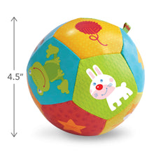 Load image into Gallery viewer, Animal Friends, 4 1/2" Soft Baby Ball
