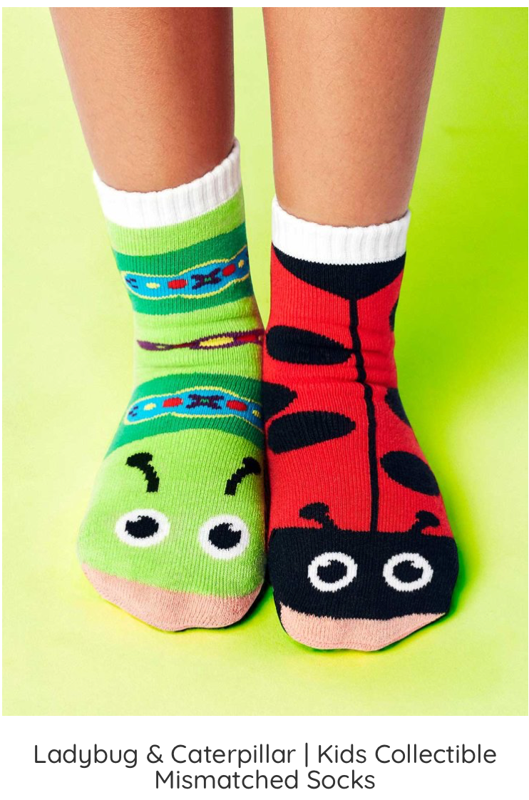 Pals Socks Ladybug & Caterpillar