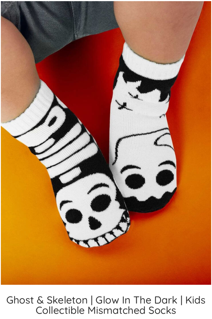 Pals Socks Ghost & Skeleton