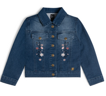Load image into Gallery viewer, DPD Embroidered Denim Jacket
