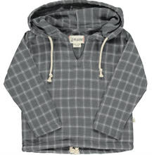 Load image into Gallery viewer, Me &amp; Henry St Ives Hoodie Grey Plaid
