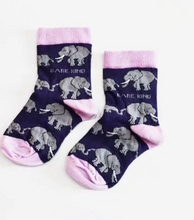 Load image into Gallery viewer, Bare Kind Socks Elephants
